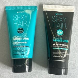 🧳 SEXY HAIR | I WANT MOISTURE SHAMPOO AND CONDITIONER